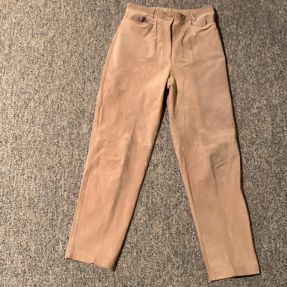 Womens Suede Pants 12